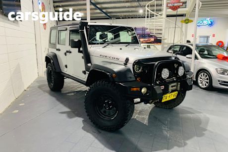 Silver 2008 Jeep Wrangler Softtop Unlimited Rubicon (4X4)