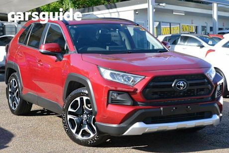 Red 2020 Toyota RAV4 Wagon Edge AWD