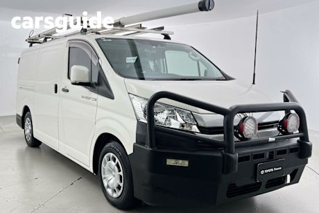 White 2019 Toyota Hiace Van LWB Exterior Pack