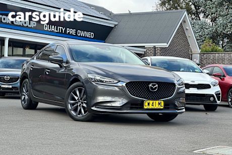 Grey 2019 Mazda 6 Sedan Sport