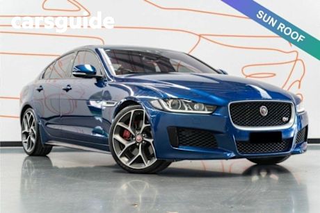 Blue 2016 Jaguar XE Sedan S