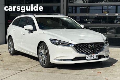 White 2024 Mazda 6 Wagon G35 Atenza