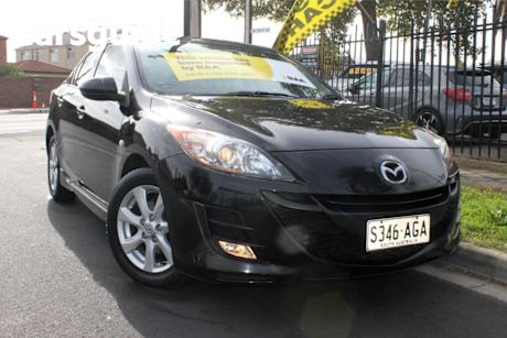 Black 2009 Mazda 3 Sedan Maxx Sport