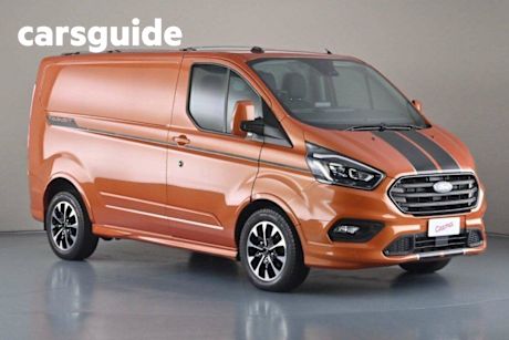 Orange 2021 Ford Transit Custom Van 320S Sport (swb)