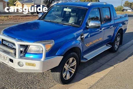 Blue 2011 Ford Ranger Dual Cab Pick-up Wildtrak (4X4)