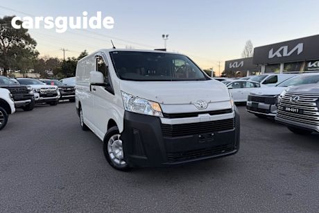 White 2021 Toyota Hiace Van LWB GL