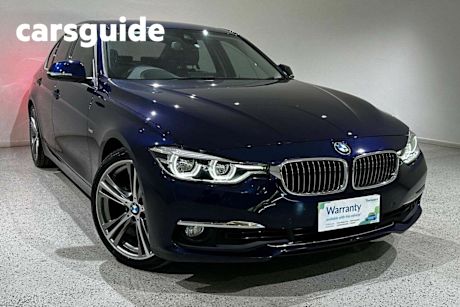 Blue 2017 BMW 330I Sedan Luxury Line