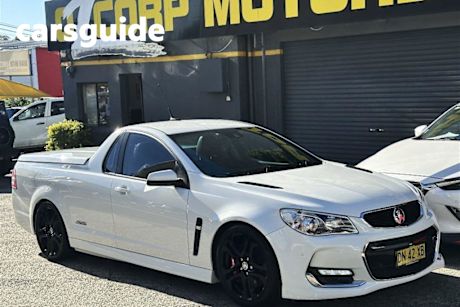 White 2015 Holden UTE Utility SS-V Redline