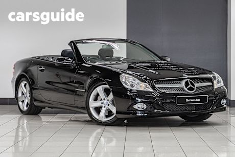 Black 2009 Mercedes-Benz SL350 Convertible