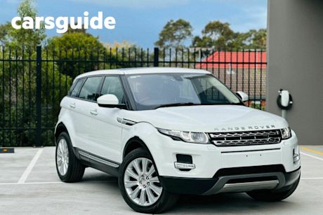 White 2014 Land Rover Range Rover Evoque Wagon Prestige