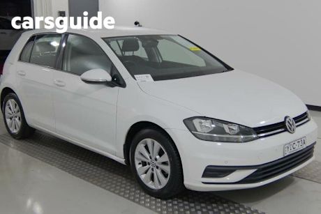 White 2017 Volkswagen Golf Hatchback 110 TSI Trendline