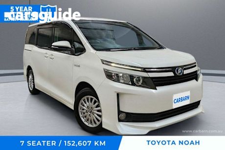 White 2015 Toyota Voxy Commercial