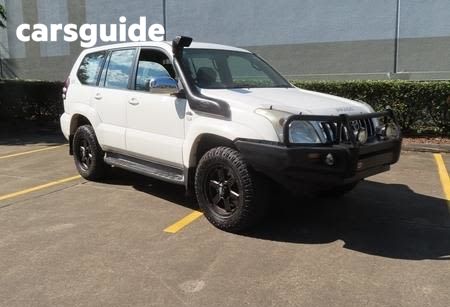 White 2009 Toyota Landcruiser Prado Wagon GX (4X4)