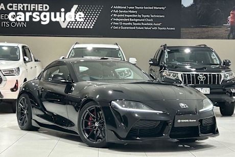 Black 2022 Toyota Supra Coupe GTS +matte Paint