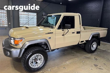 Brown 2018 Toyota Landcruiser Cab Chassis Workmate (4X4)