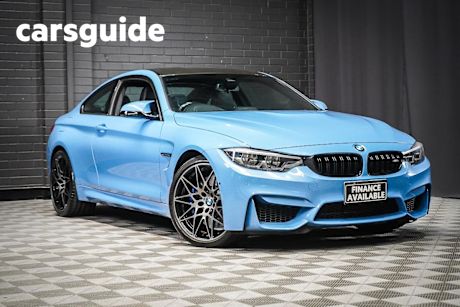 Blue 2018 BMW M4 Coupe