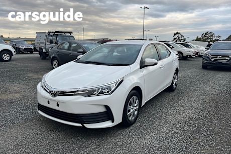 White 2019 Toyota Corolla Sedan Ascent