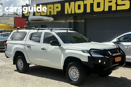 White 2019 Mitsubishi Triton Double Cab Pick Up GLX Adas