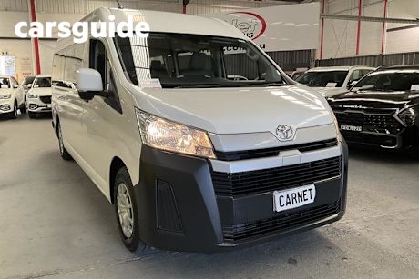 White 2020 Toyota Hiace Bus Slwb Commuter (12 Seats)