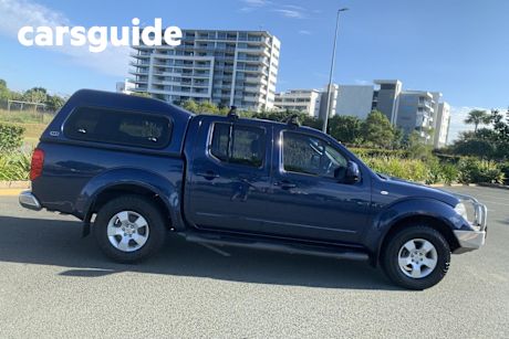 Blue 2011 Nissan Navara Ute Tray ST
