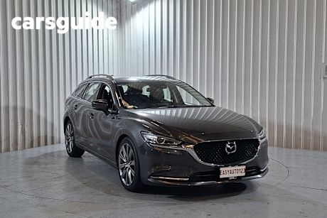 Grey 2018 Mazda 6 Wagon GT
