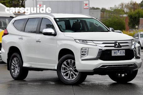White 2022 Mitsubishi Pajero Sport Wagon GLX (4WD) 5 Seat