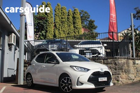 White 2021 Toyota Yaris Hatch ZR 1.5L PETROL AUTO CVT 5 DOOR HATCH