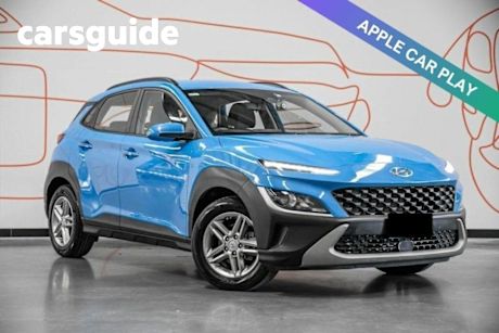 Blue 2021 Hyundai Kona Wagon Elite (fwd)