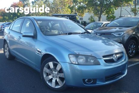 Blue 2009 Holden Commodore Sedan International