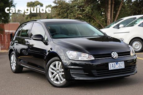 Black 2013 Volkswagen Golf Hatchback 90 TSI