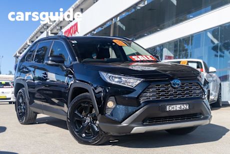 Black 2020 Toyota RAV4 Wagon Cruiser AWD Hybrid