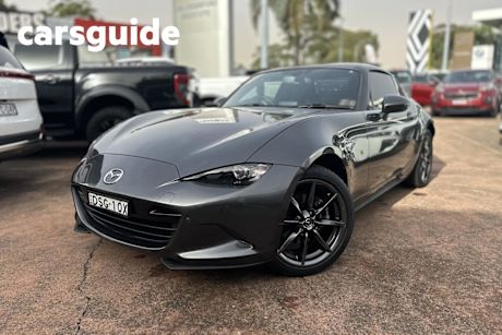 Grey 2017 Mazda MX-5 Convertible RF GT