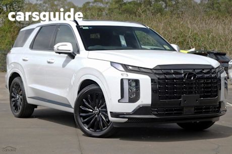 White 2025 Hyundai Palisade Wagon Calligraphy Black INK (8 Seat)