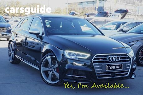 Black 2019 Audi S3 Hatchback Sportback 2.0 Tfsi Quattro