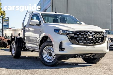 White 2025 Mazda BT-50 Cab Chassis XS (4X2)