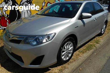 Silver 2012 Toyota Camry Sedan Hybrid H