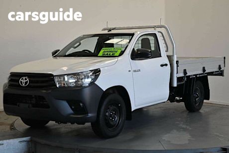 White 2020 Toyota Hilux Cab Chassis Workmate