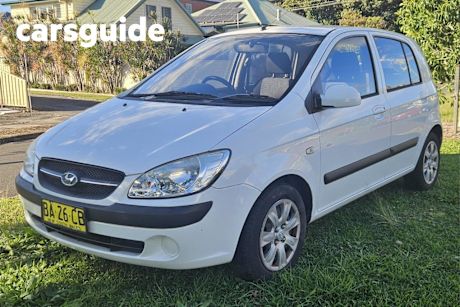White 2009 Hyundai Getz Hatchback SX