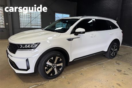 White 2022 Kia Sorento Wagon Sport+ 7 Seat