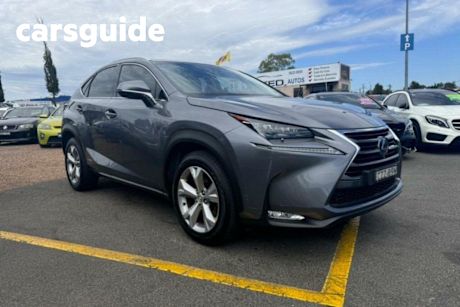 Grey 2015 Lexus NX300H Wagon Sports Luxury Hybrid (awd)