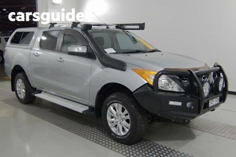Silver 2014 Mazda BT-50 Dual Cab Utility XTR (4X4)