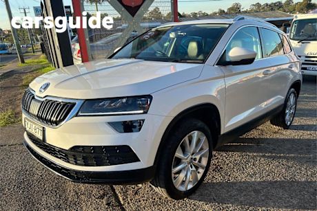 White 2019 Skoda Karoq Wagon 1.5 110TSI