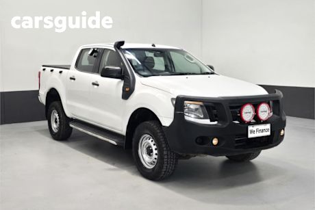 White 2013 Ford Ranger Dual Cab Utility XL 3.2 (4X4)