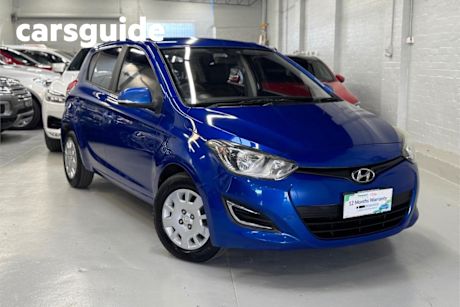 Blue 2014 Hyundai I20 Hatchback Active