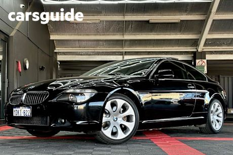 Black 2004 BMW 645CI Coupe