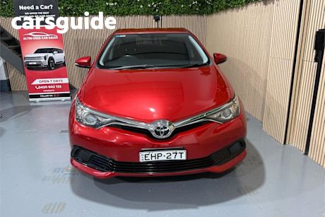 Red 2015 Toyota Corolla Hatchback Ascent