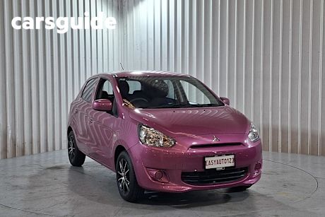 Red 2015 Mitsubishi Mirage Hatchback ES