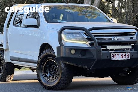 White 2017 Holden Colorado Crew Cab Chassis LS (4X4)