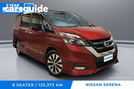 Red 2016 Nissan Serena Commercial