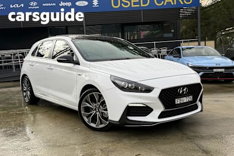 White 2023 Hyundai I30 Hatch N Line D-CT Premium